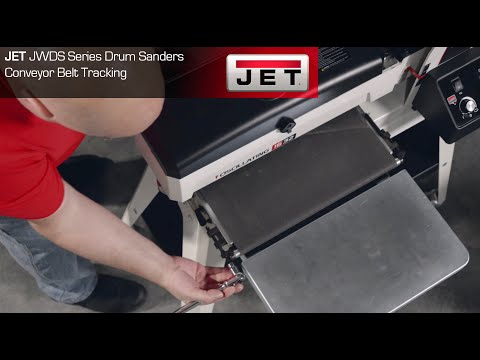 Jet JWDS Series Drum Sanders | Conveyor Belt Tracking