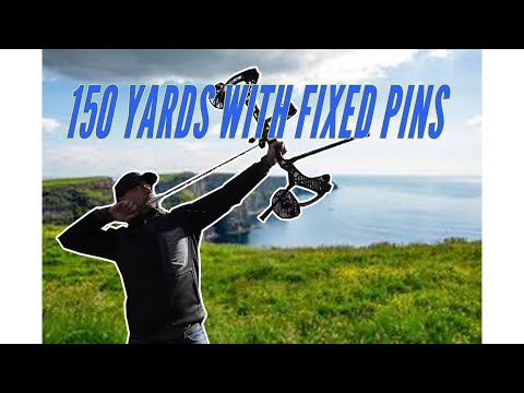 Total Archery Challenge Training. 150 yards with a fixed pin site!!