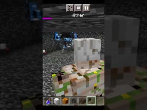 Insane Minecraft Battle: Golam vs Wither, Who Will Win? #shorts