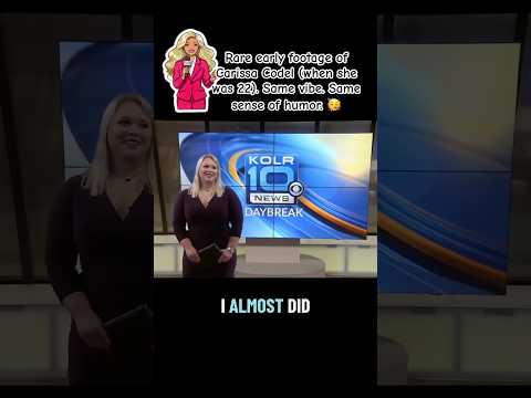 Rare footage of curvy news reporter Carissa Codel (22). Not reading comments. Same sense of humor!