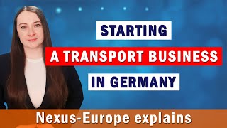 How to start a transportation business. Transportunternehmen