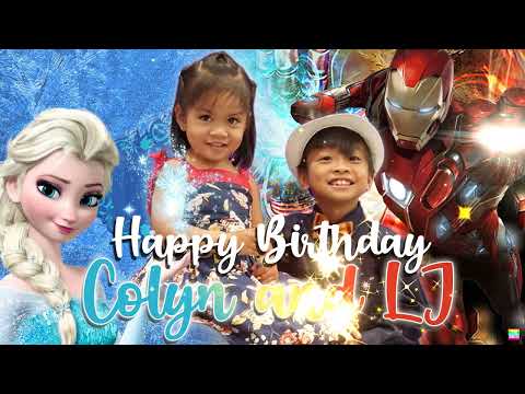 Colyn & LJ Birthday | Frozen X Iron Man Birthday Theme