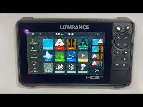 Lowrance HDS 7 Sonar & GPS Unit Demo and Overview