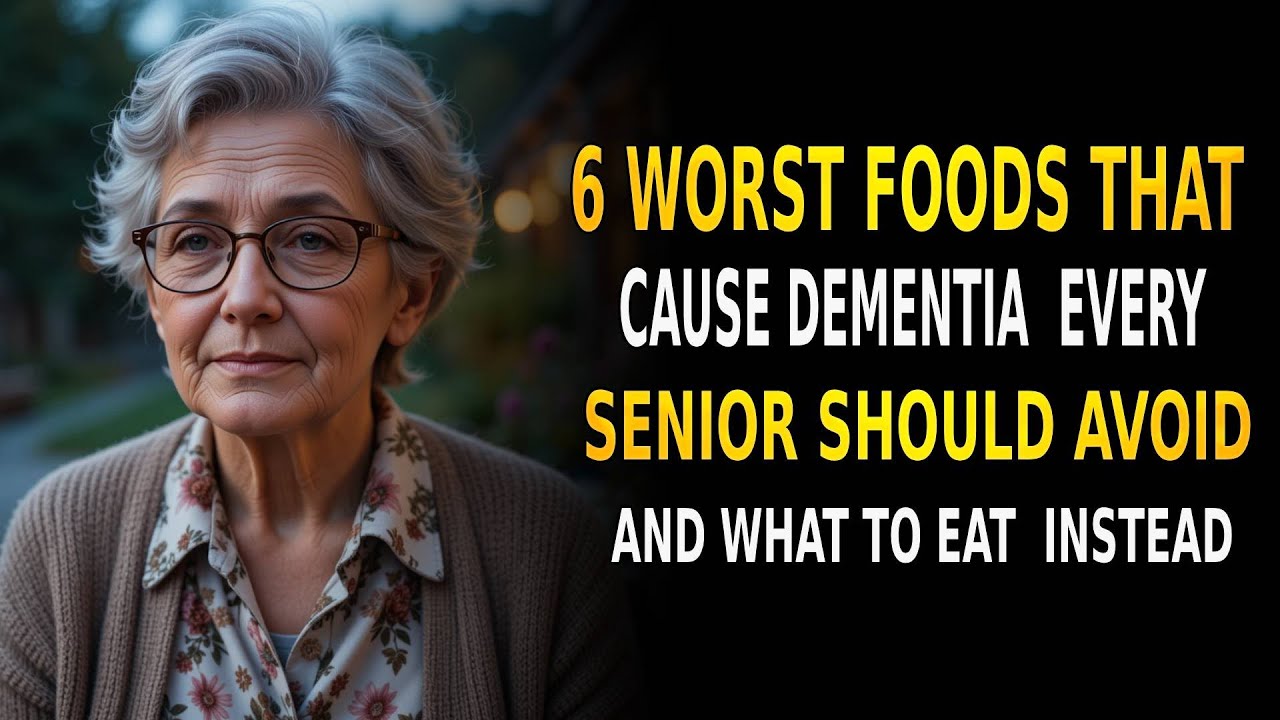 6 WORST Foods that Cause DEMENTIA Every Senior Should Avoid (and What to Eat Instead)
