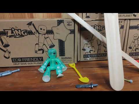 My scene for the 9th birthday stikbot collab (Stikbot eating worm remake)