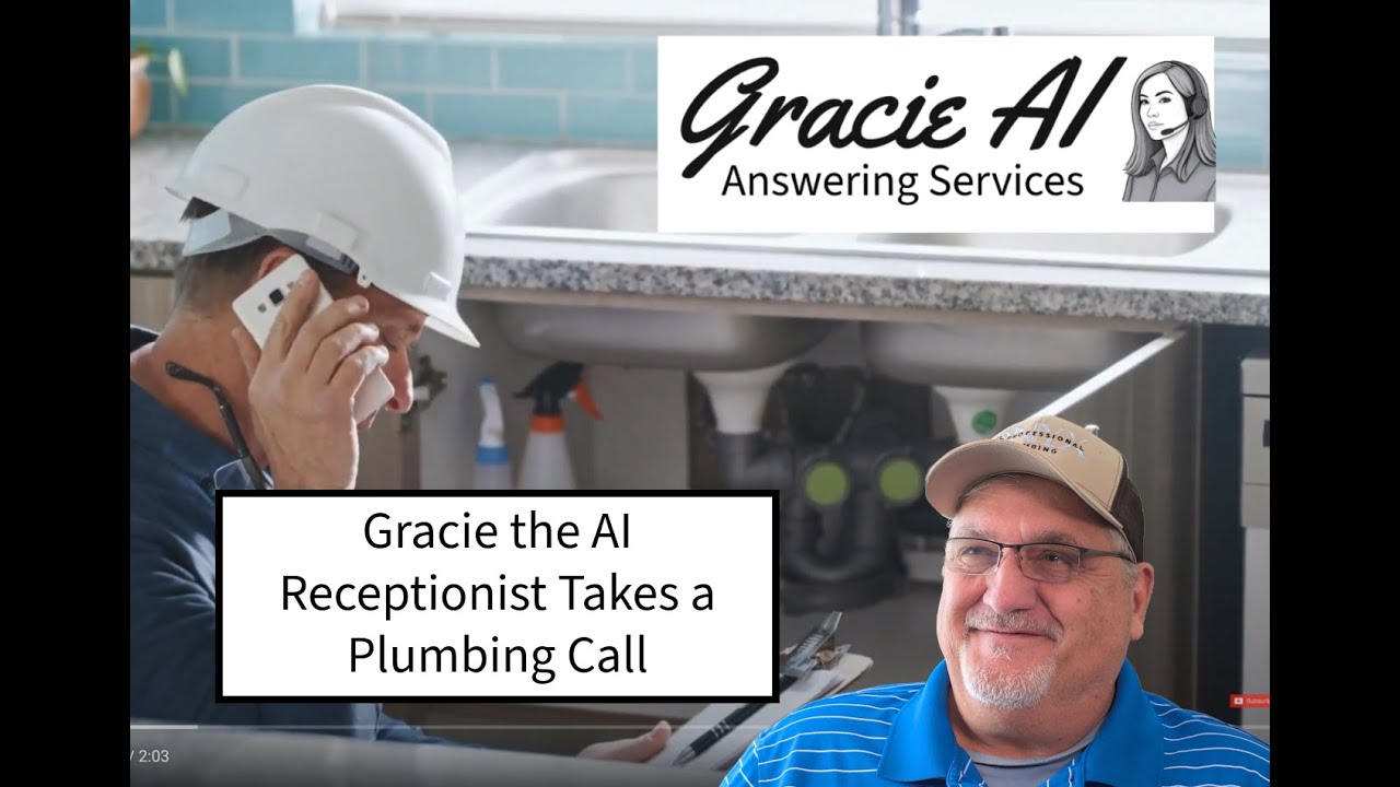 Gracie the AI Receptionist Takes a Plumbing Call | First-Time Caller in Marietta, GA