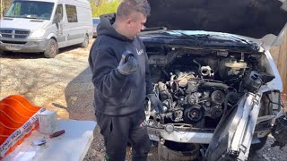 Pulley & Tensioner Belt Installation: 2006 Dodge Sprinter DIY Front-End Engine Overhaul