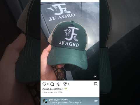 camisa boné JF Agro lagoa da confusão Tocantins