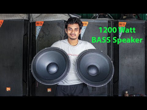 Studiomaker 1200 Watt 18" Speaker Unboxing, Review & Sound Testing #bass #djspeaker