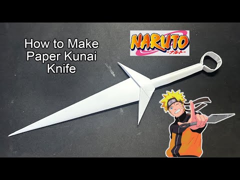 How to Make a Paper Kunai Knife | Easy Naruto-Inspired Origami Tutorial