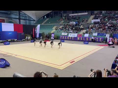 National -13 Massues Strasbourg GRS 2022/23. Championnat de France Ensembles nationaux.