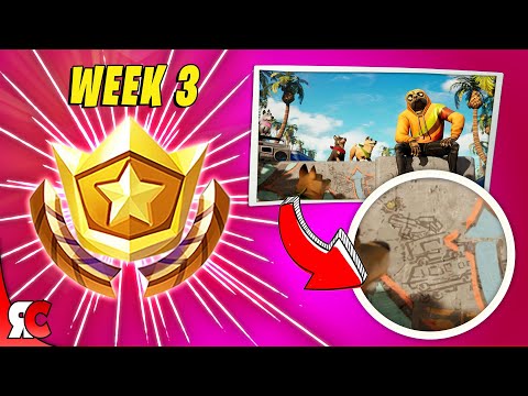 Secret Battlestar Location Week 3 Season 9 (Fortnite Secret Battlestars / Fortbytes)