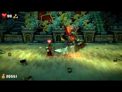 How to beat the Knight Boss Fight Luigi's Manison 3
