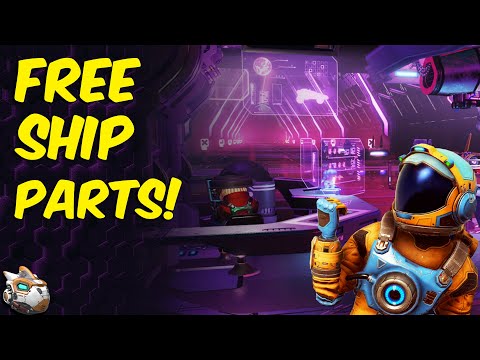 How To Farm Ship Parts For FREE!! No Man's Sky Orbital Update