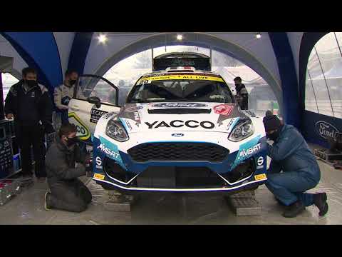 Rallye Monte-Carlo 2021, avec Adrien Fourmaux et Renaud Jamoul - Première étape