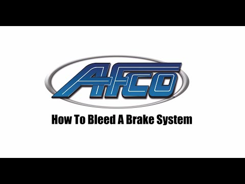 How To Bleed Your Brake System