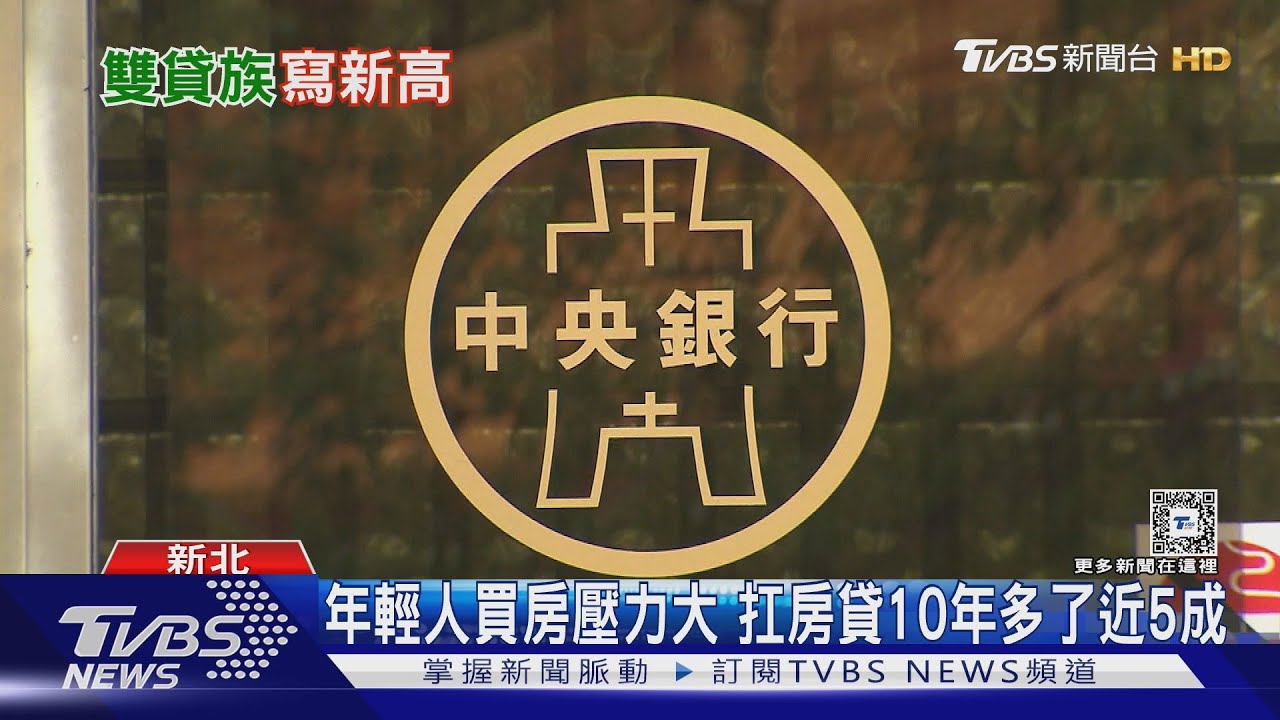 好苦...房貸10年多近5成「雙貸族」人數新高