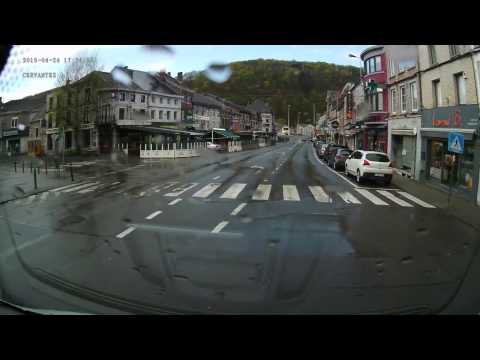 Approach to Aywaille aire, Eastern Belgium.  24/04/2016 (N50°28´33·0´´ E005°40´42·7´´)