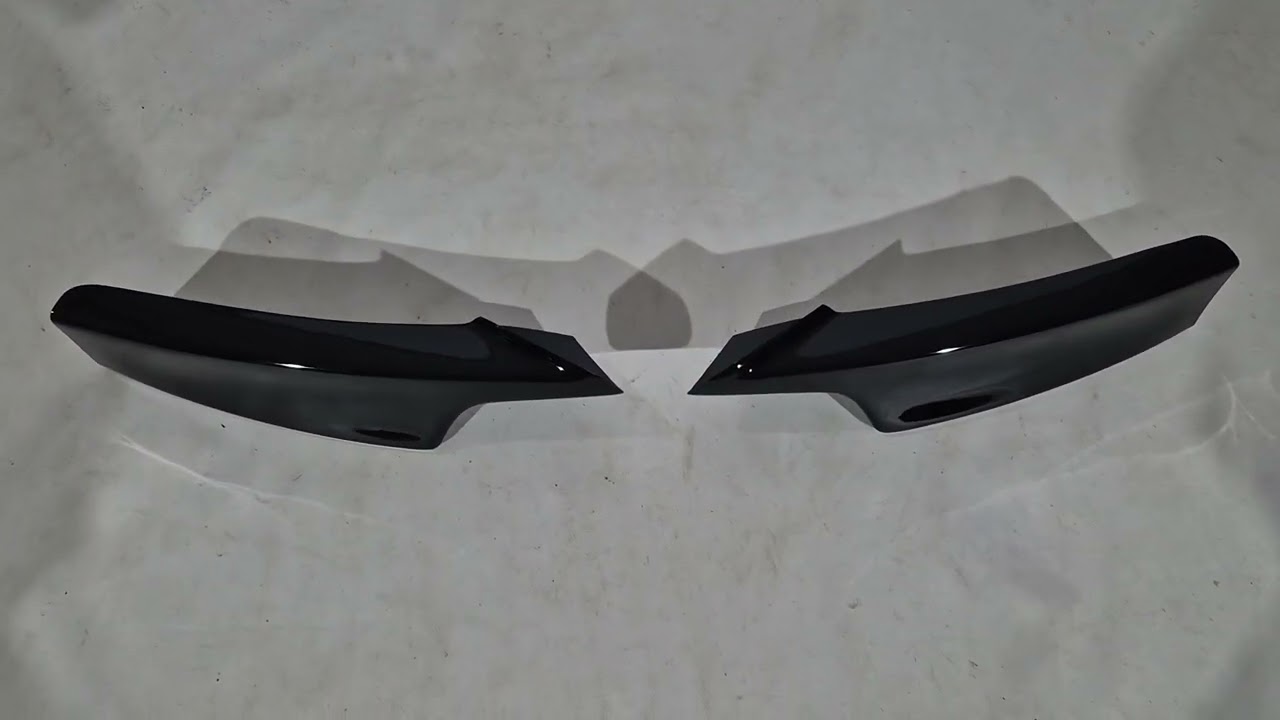 BMW řada 3 F30/F31 2012–2019 Přední spoilerový lip na nárazník DPT Flap (pro M-Performance, lesklá černá) Video 1