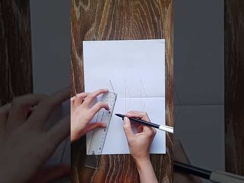 How to draw 3d thread illusion #shorts