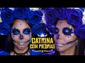 Catrina Makeup With Stones