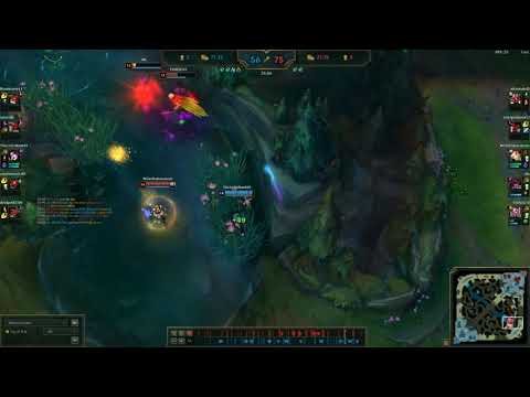 1v3 Morgana vs Xayah, Rakan and Lux