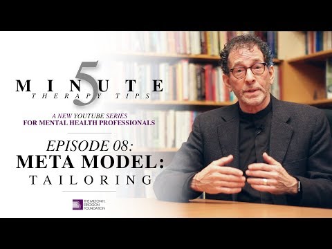 5 Minute Therapy Tips - Episode 08: Meta Model - Tailoring