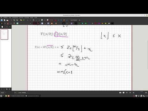 Risoluzione equazione di ricorrenza con il metodo della sostituzione - 2