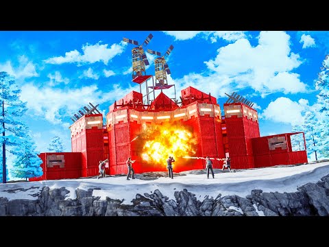 9.000 STUNDEN SOLO-VERTEIDIGUNG EINER BERGFESTUNG (1v10-Raidverteidigung) - Rust-Film