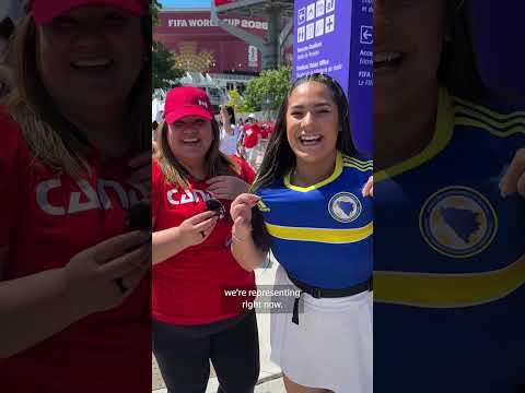 Video Thumbnail: 🇨🇦🇧🇦 Mother-daughter duo face off at World Cup