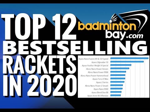 Top 12 Bestselling Badminton Rackets on BadmintonBay.com in Year 2020 12のベストセラーバドミントンラケット