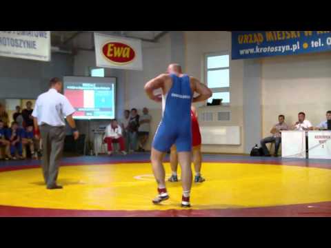 Liga Seniorów SW 2011 - Mecz 7 - kat 96 kg - Mączak (Ceramik) vs. Świerblewski (Bydgoszcz)