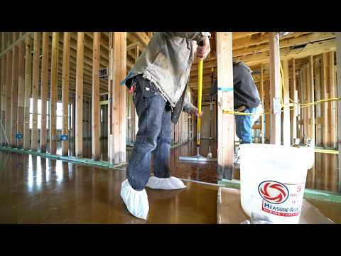 Clear epoxy over penny floor - The Barndominium Show - E84