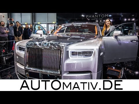 Luxus im Überfluss! Rolls-Royce Phantom (2018) auf der Vienna Autoshow 2018 - AUTOmativ.de Spezial