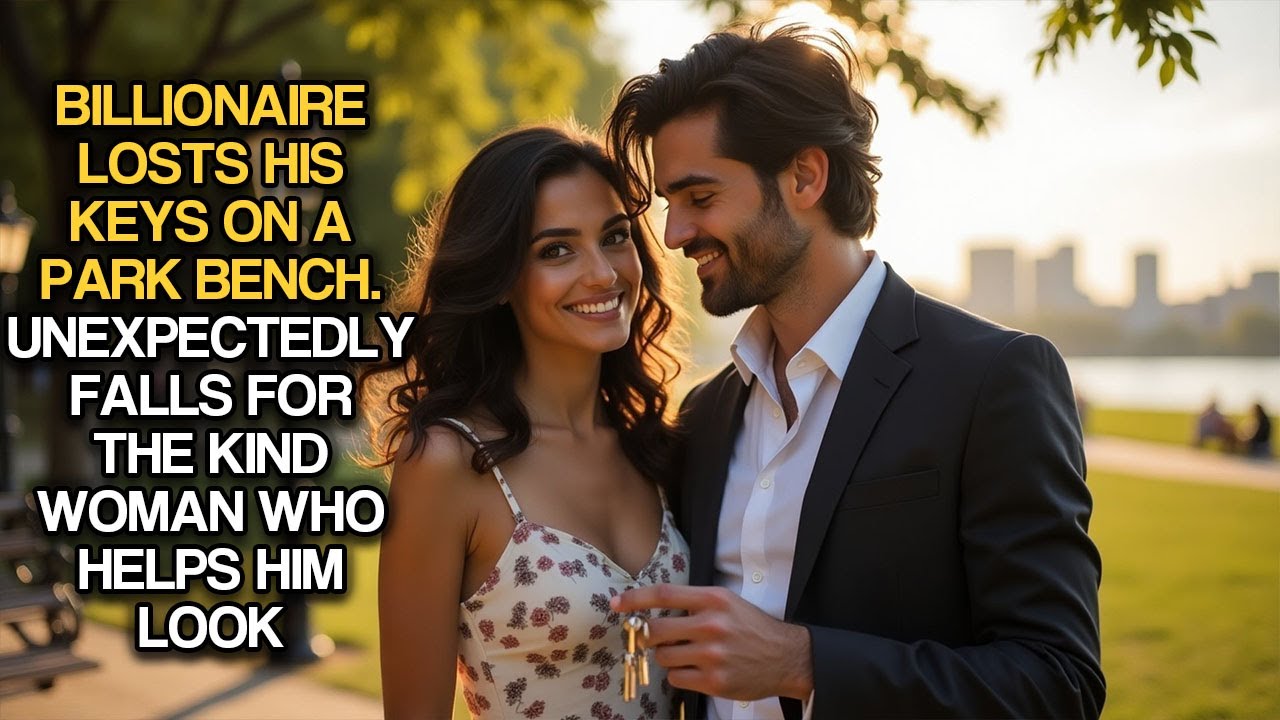 Billionaire Finds Lost Keys On Park Bench, Unexpectedly Falling For Kind Woman Who Helps Him Look
