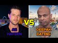 VERBAL GAME DEBATE AG Hayden VS Deepak Dating Ice White Aghayden DeepakDatingCoach