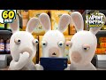 Les Lapins sont repérés - Compilation 1H | Les Lapins Crétins Invasion🐰 | Nouveaux épisodes HD