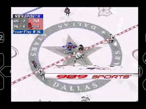 NHL Faceoff 2000 (U) - PS1 (Anaheim Mighty Ducks. Exhibition). Matsu Player.