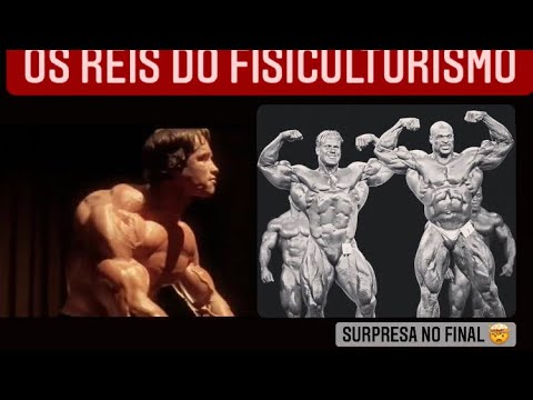 ANTES X DEPOIS ARNOLD, JAY CUTLER, RONNIE COLEMAN 🦖🤯