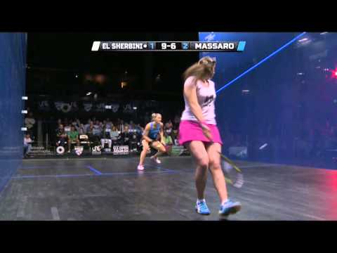 Squash : 2014 Delaware Investments US Open Roundup: WSA QF Day2 Massaro v El Sherbini