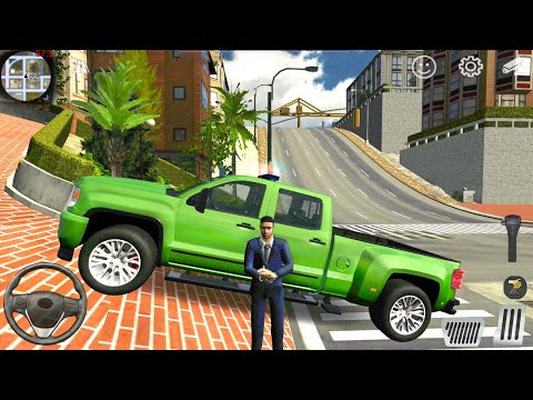 Pickup Truck Going Uphill - Parking Multiplayer Simulator #31 - Android Gameplay