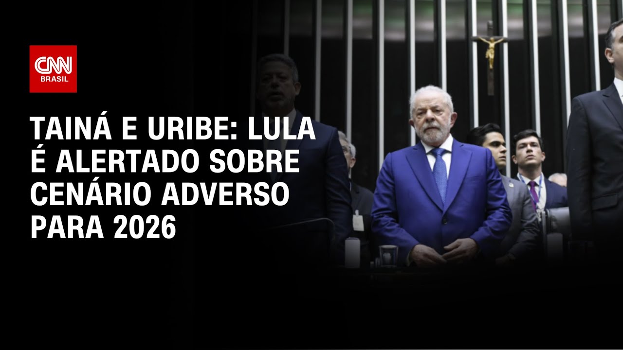 Tainá e Uribe: Lula é alertado sobre cenário adverso para 2026 | BASTIDORES CNN