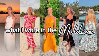 What I Wore in the Maldives 🏝️ Summer Fashion Haul, Dresses + Accessories