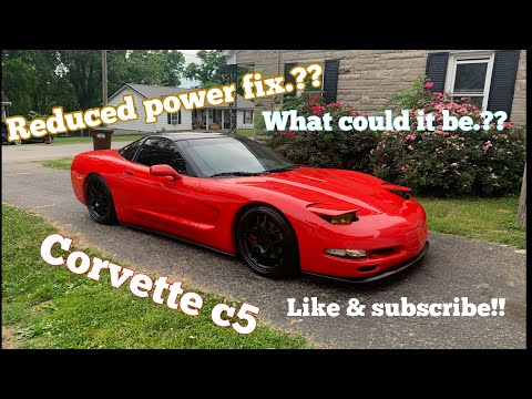 C5 corvette REDUCED ENGINE POWER.!? FIX!!!