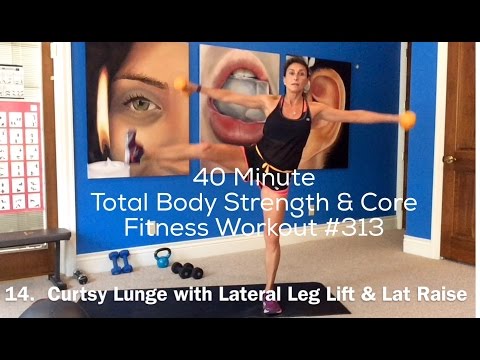 40 Minute Total Strength & Core Fitness Workout #313 w Stretch