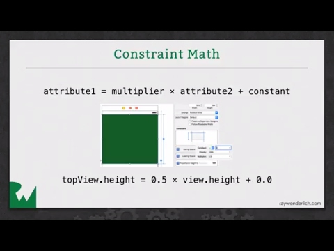 Introduction to Auto Layout in iOS Editing Constraints in Interface Builder raywenderlich com