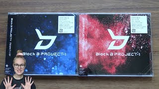 Unboxing BLOCK B PROJECT-1 1st Japanese EP Album [Both Blue &amp; Red Edition]
