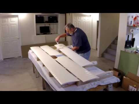 Painting the AVRO Triplane Wings