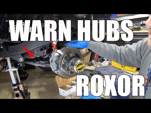 WARN Locking Hubs Install on a Mahindra ROXOR
