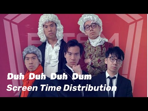 B²TSM - Duh Duh Duh Dum Screen Time Distribution